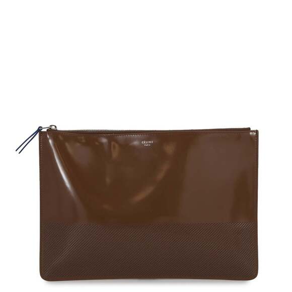 CELINE Other - Celine clutch bag, handbag, pouch, patent leather, CELINE